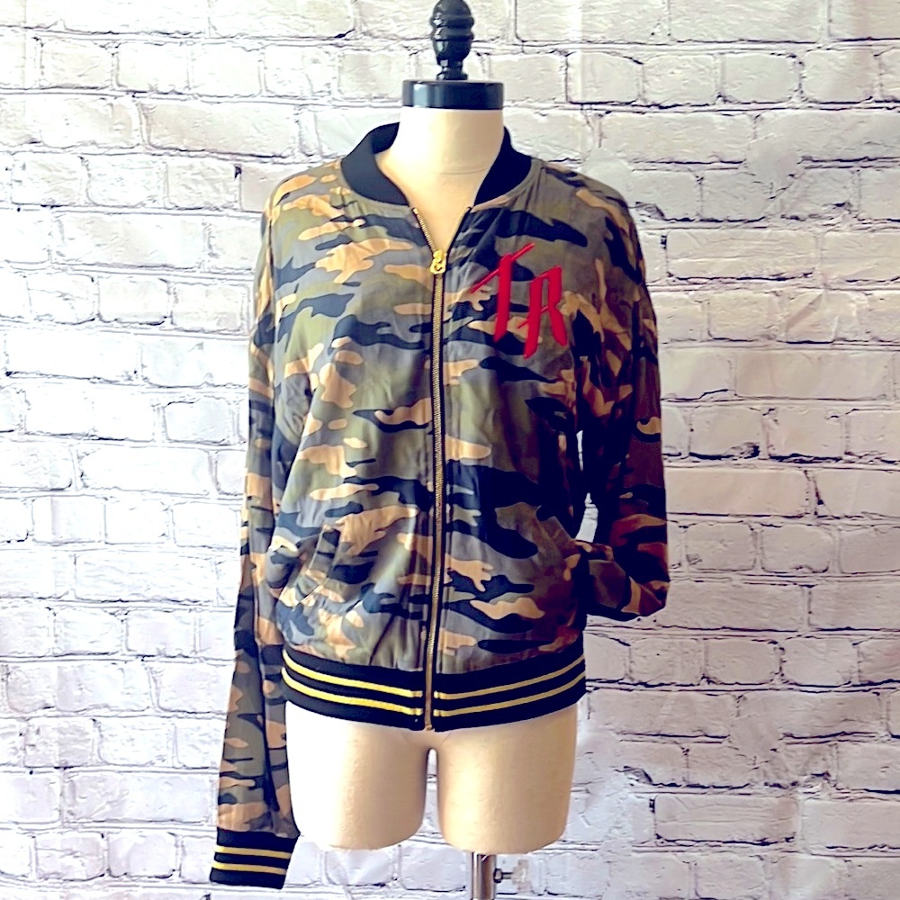 True Religion Camouflage BomberJacket